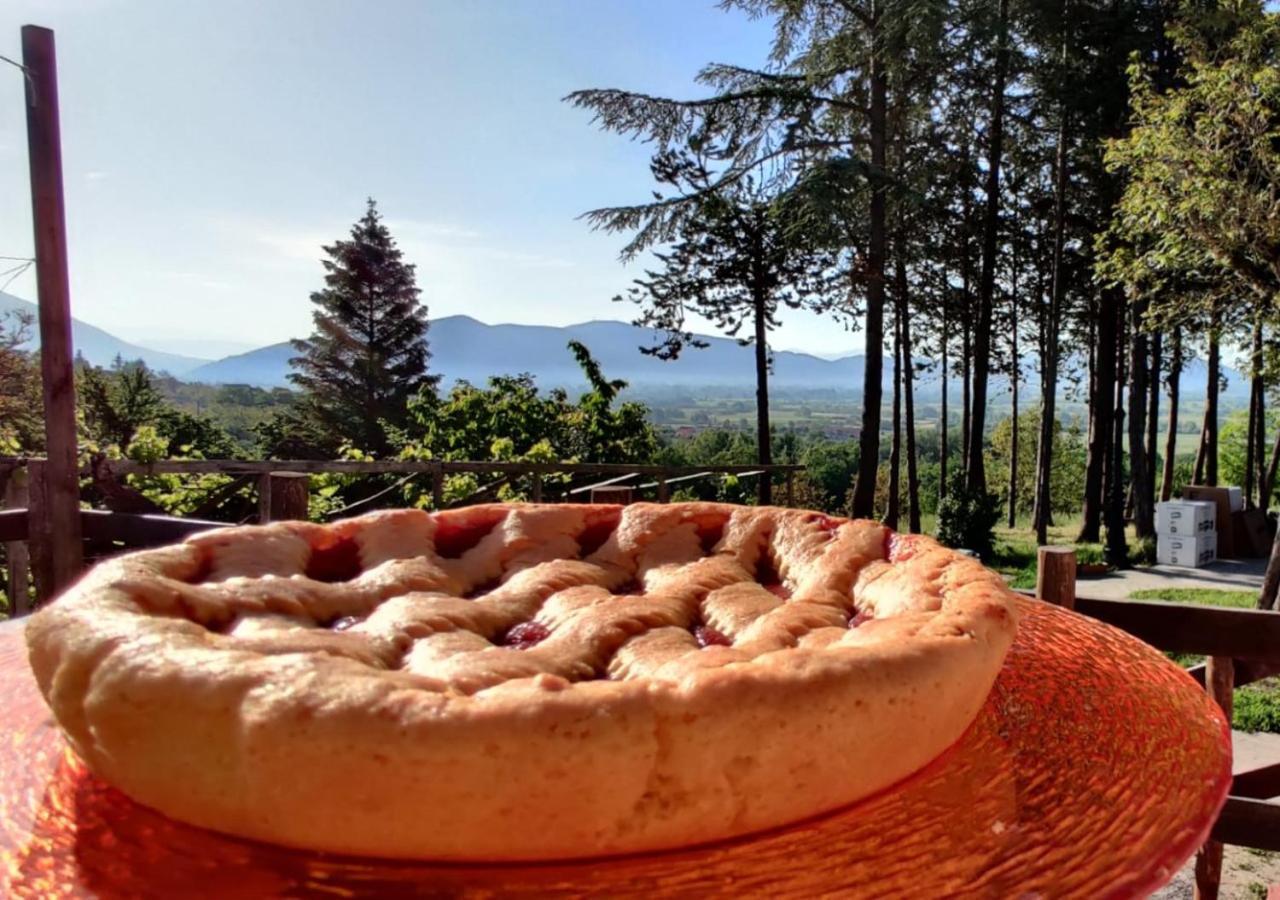 "Il Casaletto" Agriturismo Moderno, Vista Panoramica E Cibo Spettacolare- Scurcola Marsicanaヴィラ エクステリア 写真